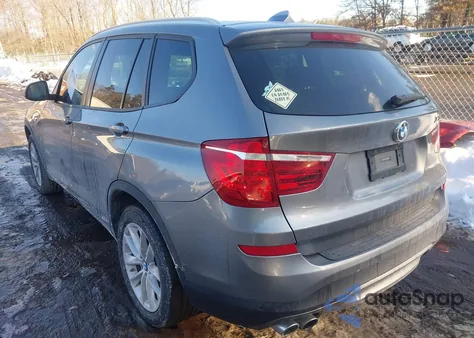 2017 BMW X3 xDrive28I из США, поврежденный, VIN 5UXWX9C36H0W72039